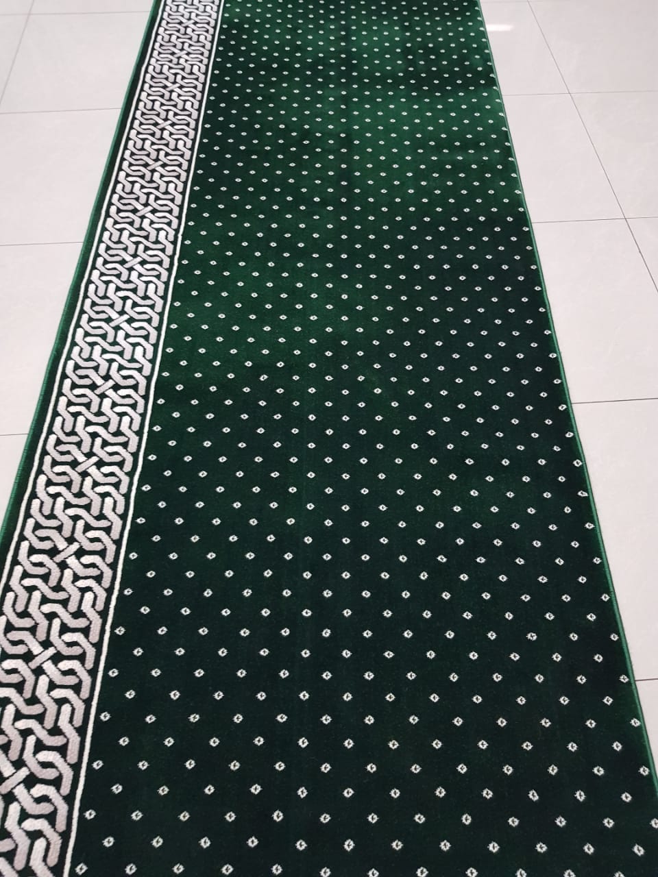 Karpet Masjid Mirac Hijau bintik Karpet Masjid Mirac Hijau bintik